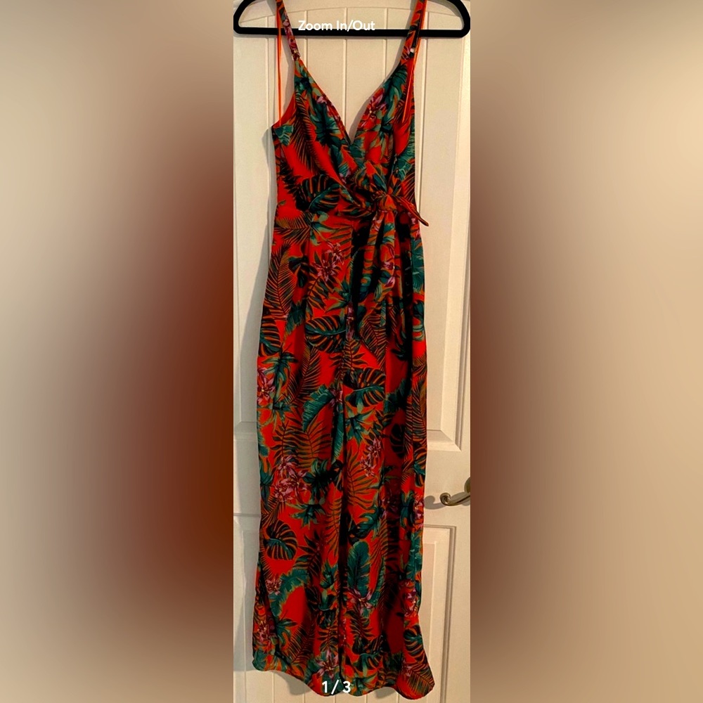 Wide legged romper
